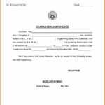 Letter Of Good Conduct Template Collection | Letter Template Inside Good Conduct Certificate Template