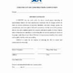 Letter Of Substantial Completion Template Examples | Letter Regarding Jct Practical Completion Certificate Template