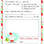 Letter To Santa – Free Printable | Christmas Ideas | Santa Inside Santa Letter Template Word