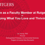 Life As A Faculty Member At Rutgers Or “Doing What You Love Throughout Rutgers Powerpoint Template
