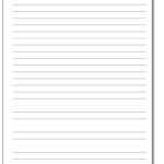Lined Handwriting Paper Template – Floss Papers With Ruled Paper Template Word