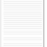 Lined Handwriting Paper Template – Floss Papers With Ruled Paper Template Word