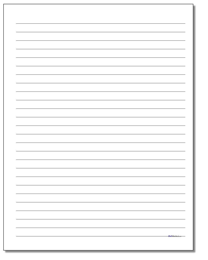 Lined Handwriting Paper Template – Floss Papers With Ruled Paper Template Word