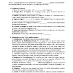 Llc Operating Agreement Template | Create A Free Llc Agreement Within Llc Annual Report Template