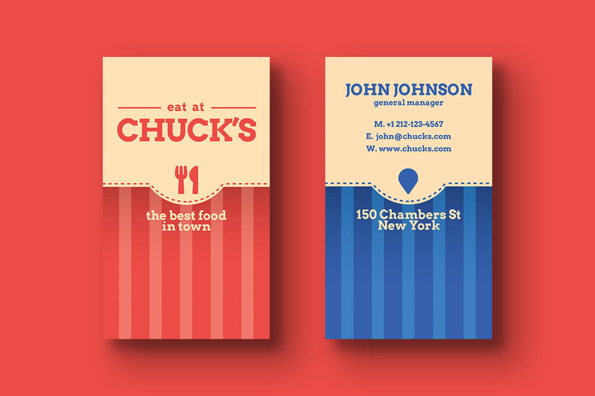 Local Diner Business Card Templates With Regard To Frequent Diner Card Template