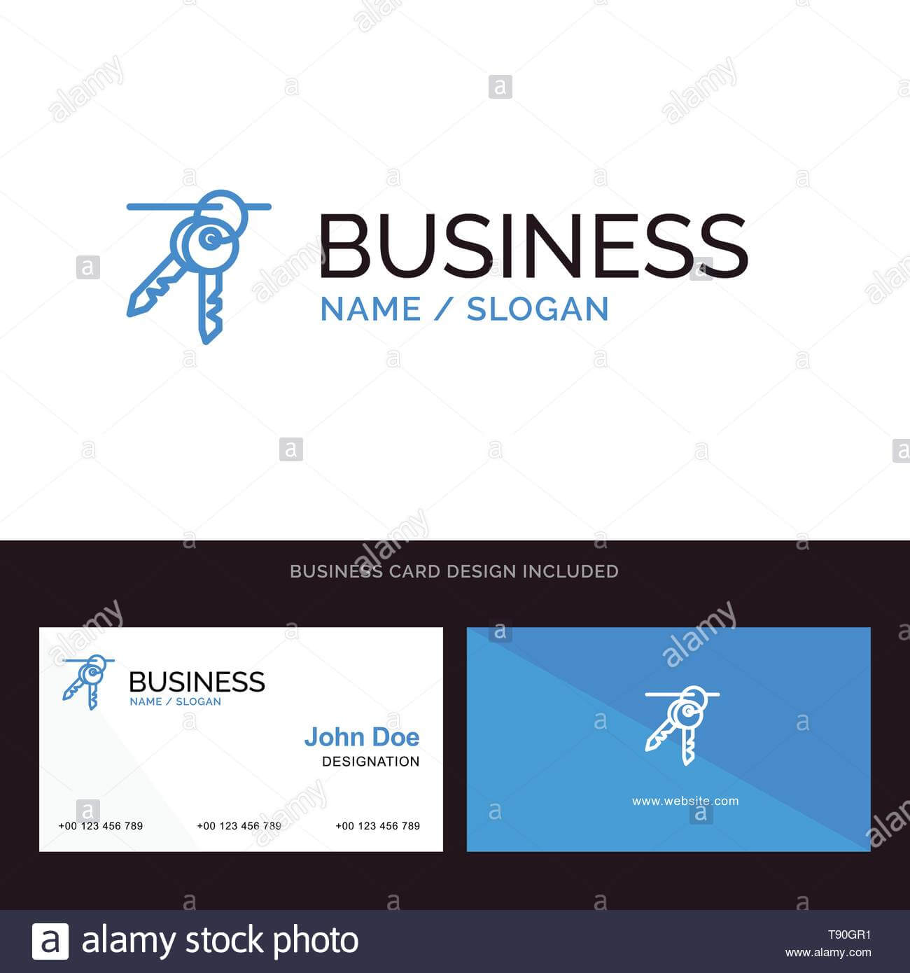 Logo And Business Card Template For Hotel, Key, Room, Keys In Hotel Key Card Template