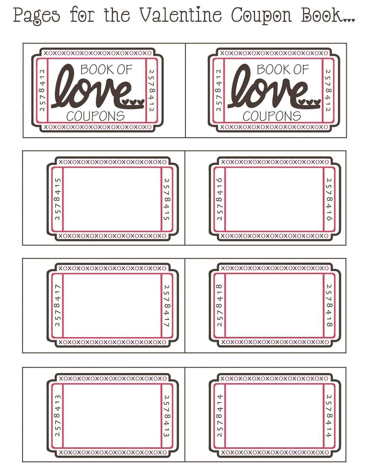 Love Coupon Template Microsoft Word | Examples And Forms With Regard To Coupon Book Template Word