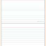 Lovely 3X5 Index Card Template – Www.szf.se In Microsoft Word Index Card Template