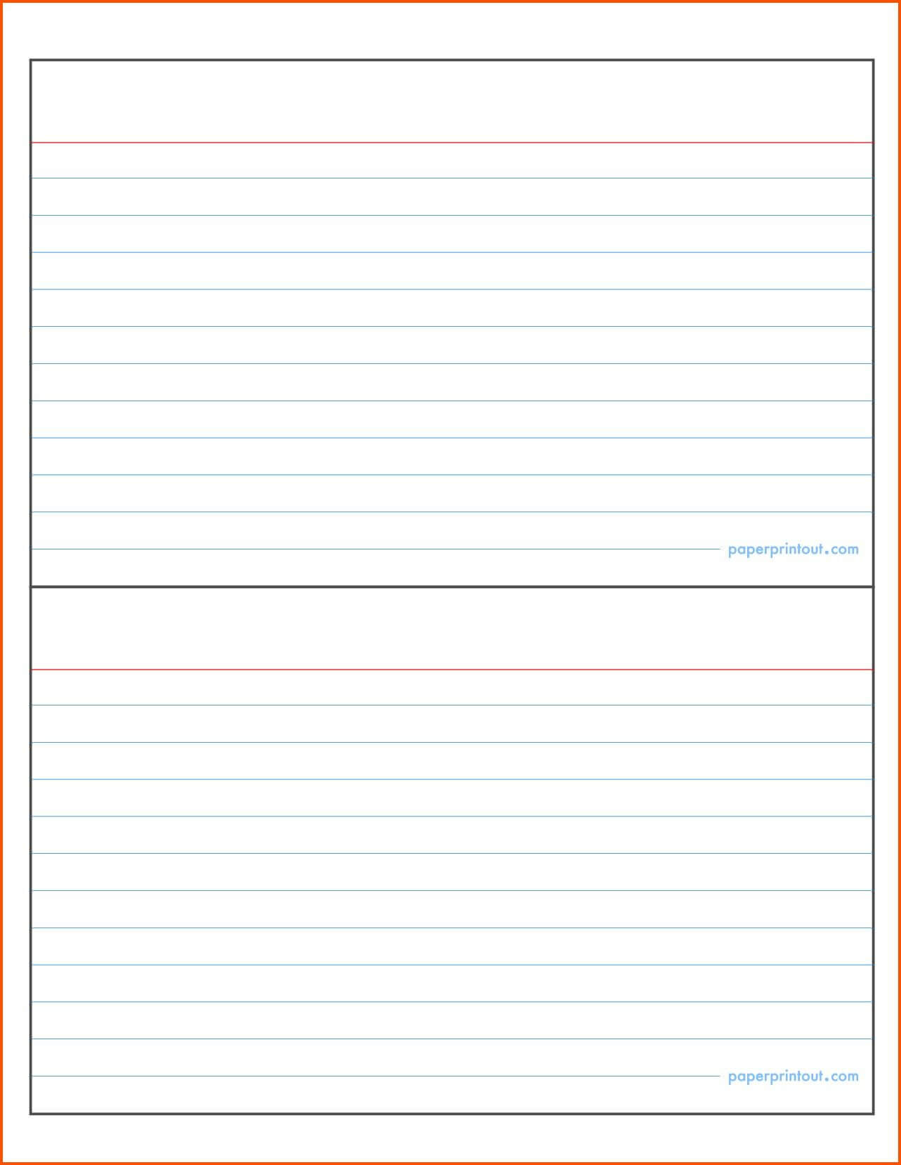 Lovely 3X5 Index Card Template – Www.szf.se In Microsoft Word Index Card Template