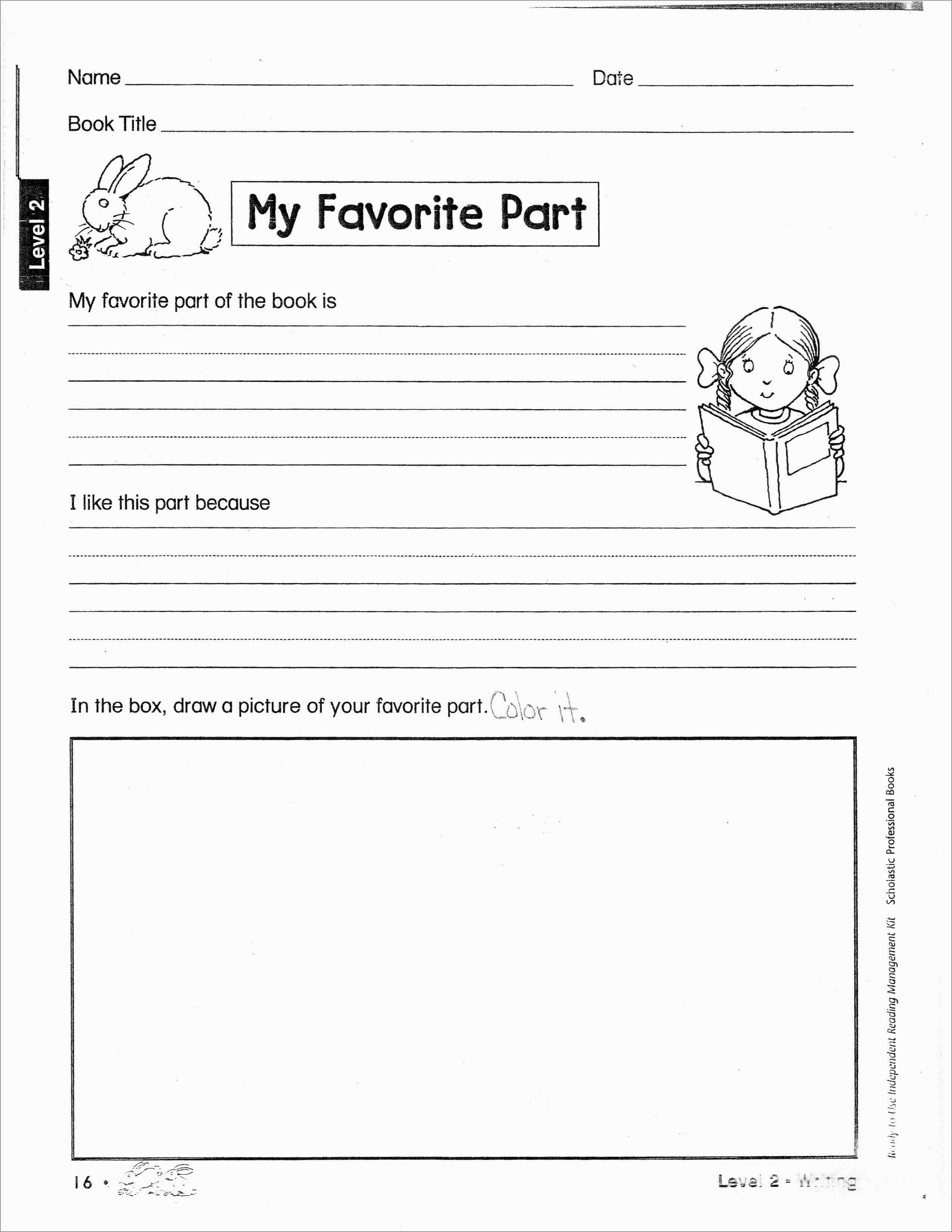 Lovely Book Report Worksheet Second Grade – Enterjapan Within Second Grade Book Report Template