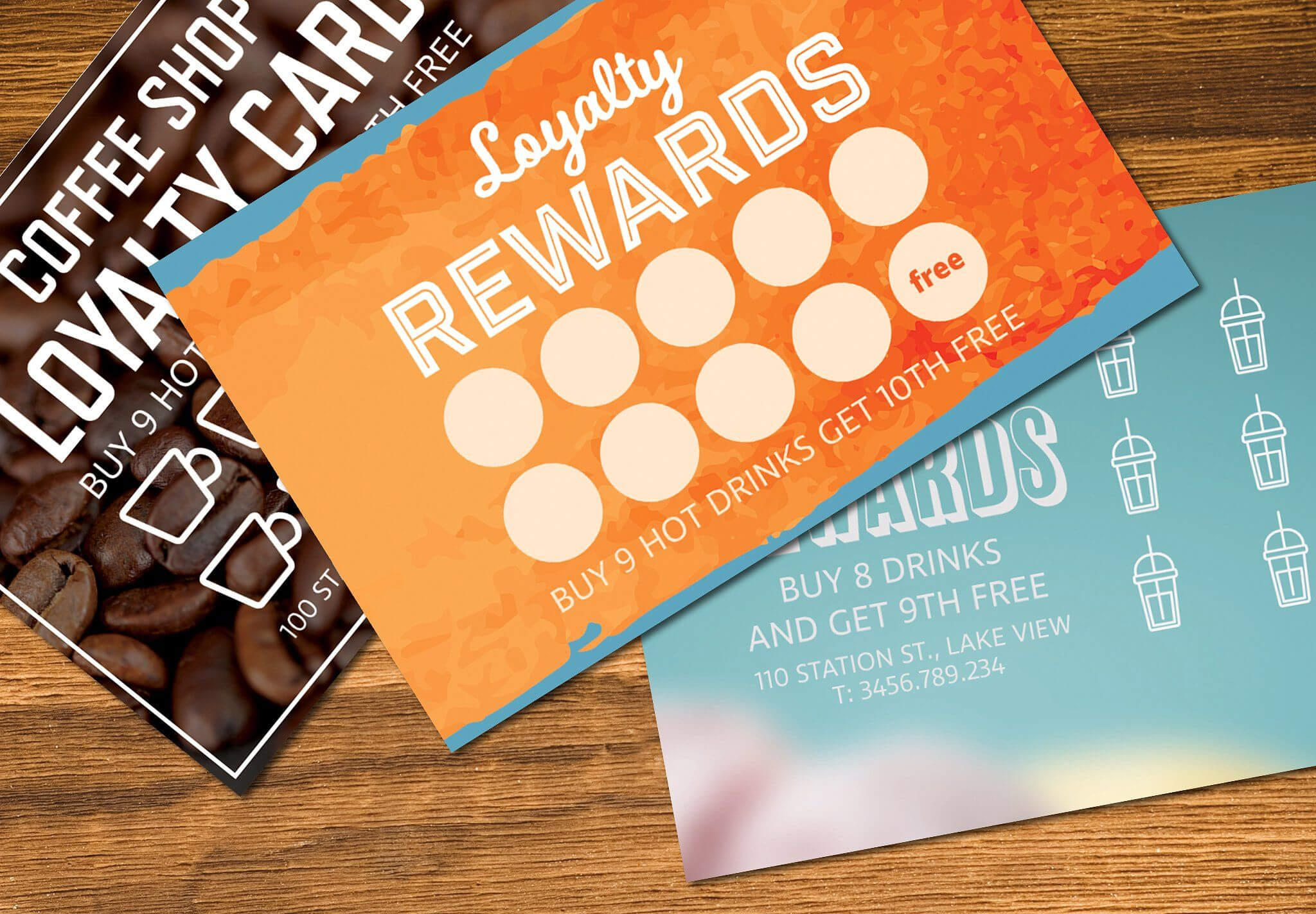 Loyalty Card Templates Mockup #organised#text#image#easy Pertaining To Loyalty Card Design Template