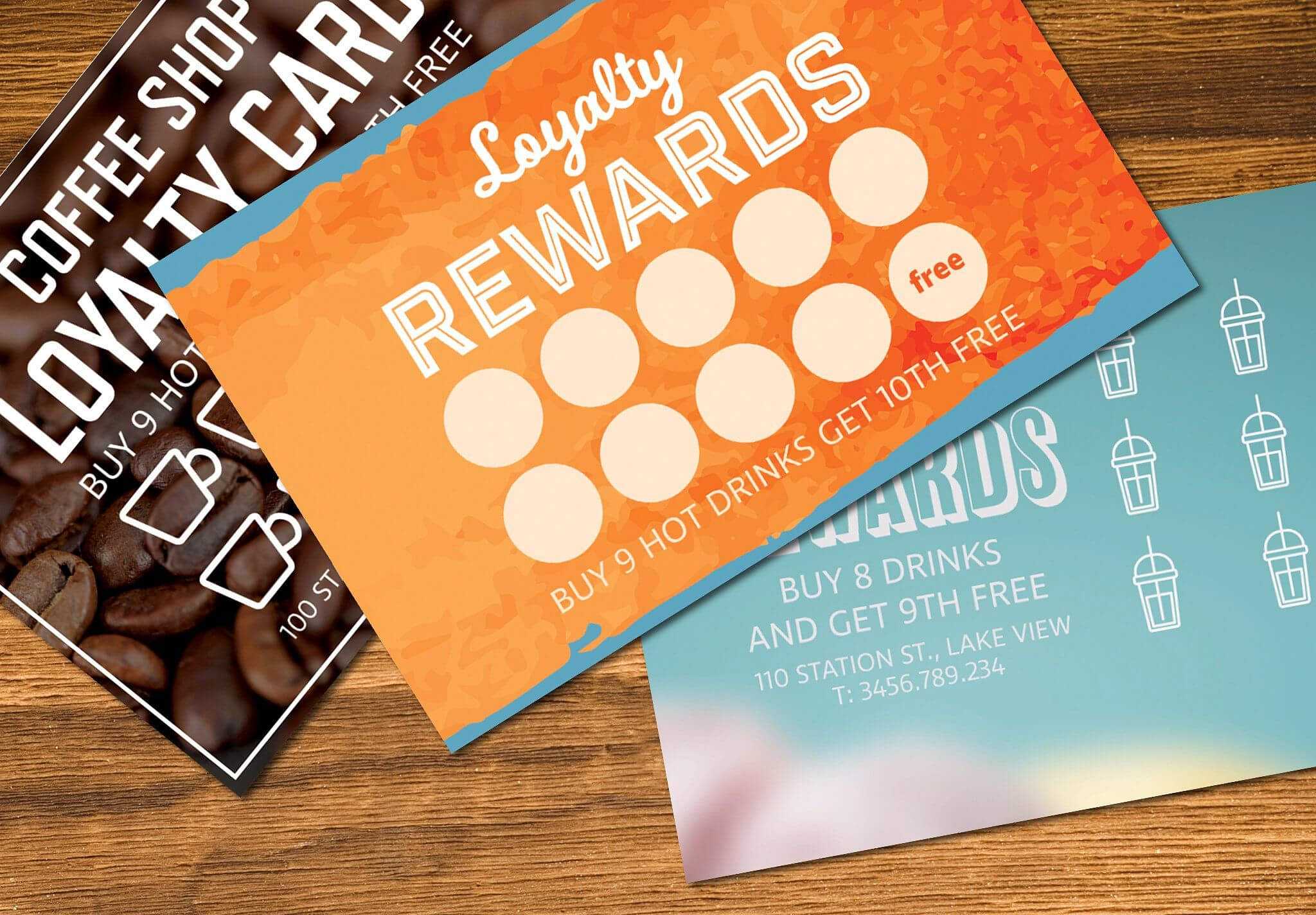 Loyalty Card Templates Mockup #organised#text#image#easy Pertaining To Loyalty Card Design Template