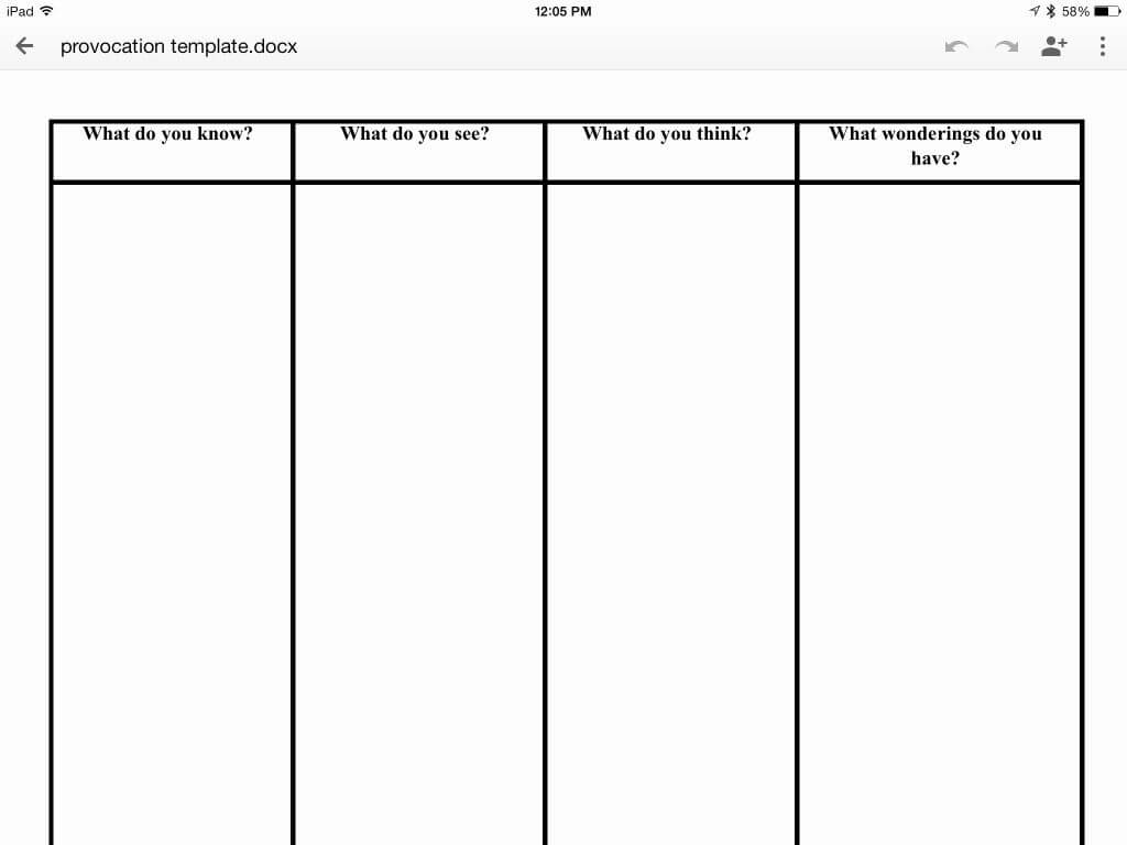 Luxury 31 Illustration Kwl Chart Template Google Docs For Kwl Chart Template Word Document