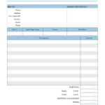 Mac Invoice Template Inside Free Invoice Template Word Mac