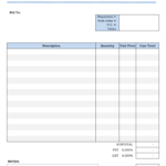 Mac Invoice Template Regarding Free Invoice Template Word Mac