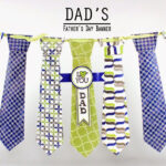 Make A Father's Day Tie Banner Using A Simple Template intended for Tie Banner Template