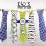 Make A Father's Day Tie Banner Using A Simple Template Intended For Tie Banner Template