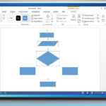 Make A Flowchart In Microsoft Word 2013 Regarding Microsoft Word Flowchart Template