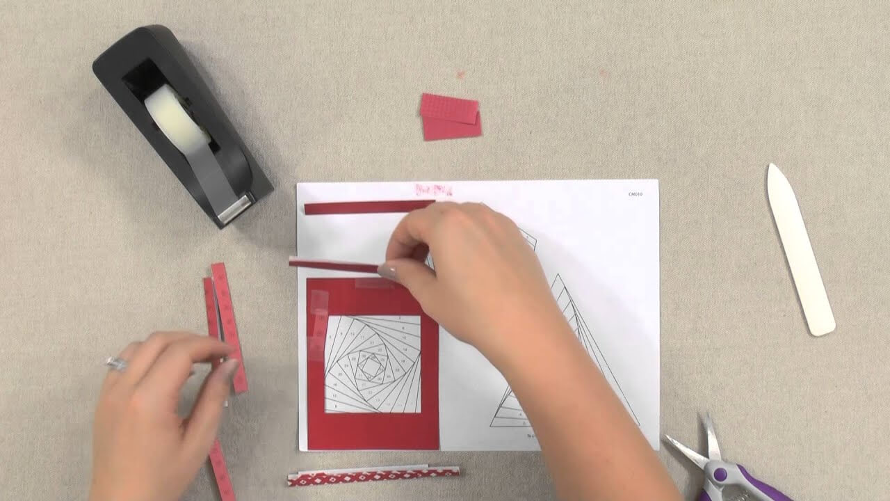 Make Cards With Iris Folding Techniques — An Annie's Paper Craft Tutorial In Iris Folding Christmas Cards Templates