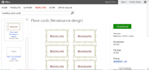 microsoft word place card template atlantaauctionco com microsoft office place card templates