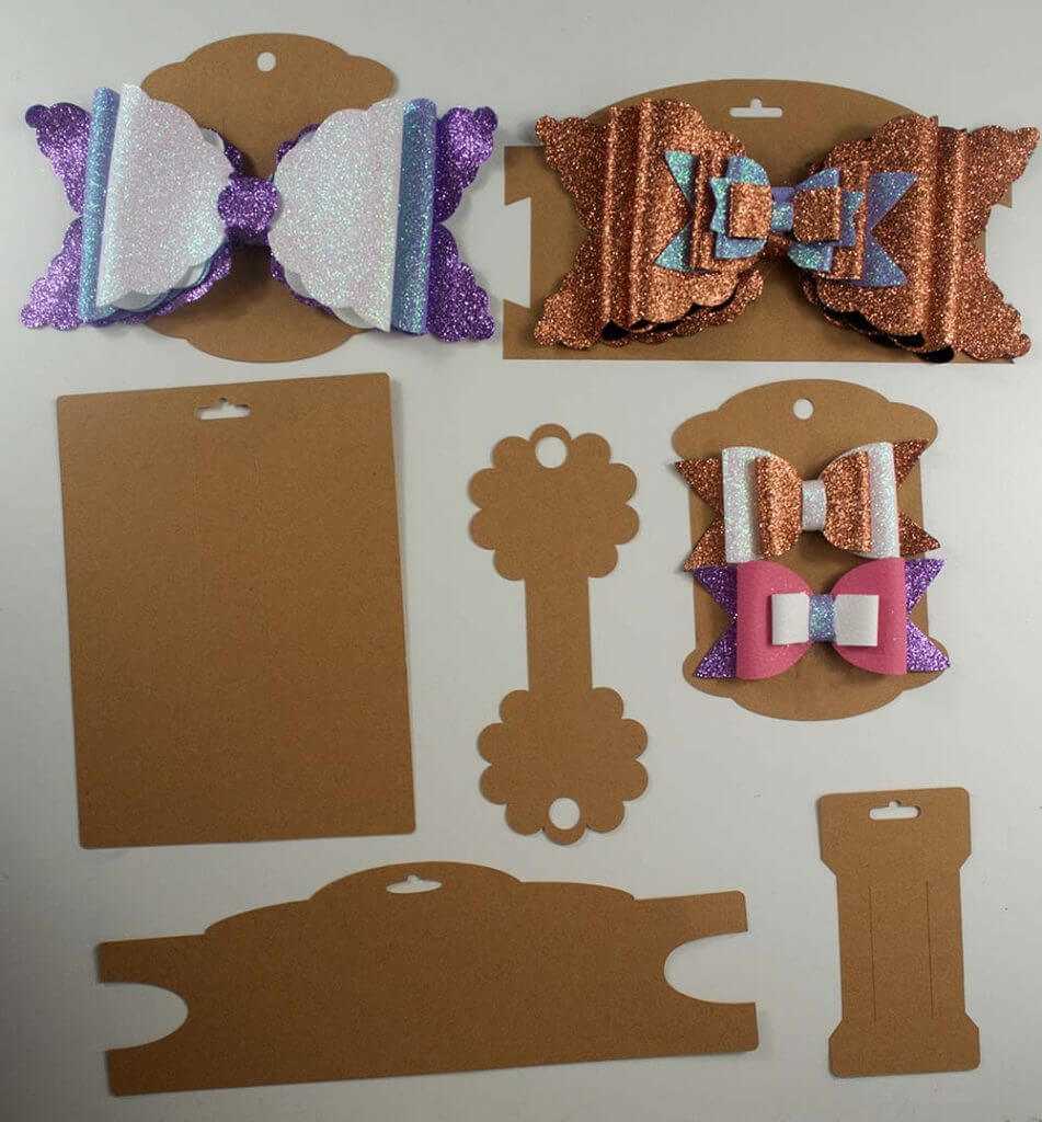 Making Bow And Headband Display Cards On The Cricut – Svg Intended For Headband Card Template