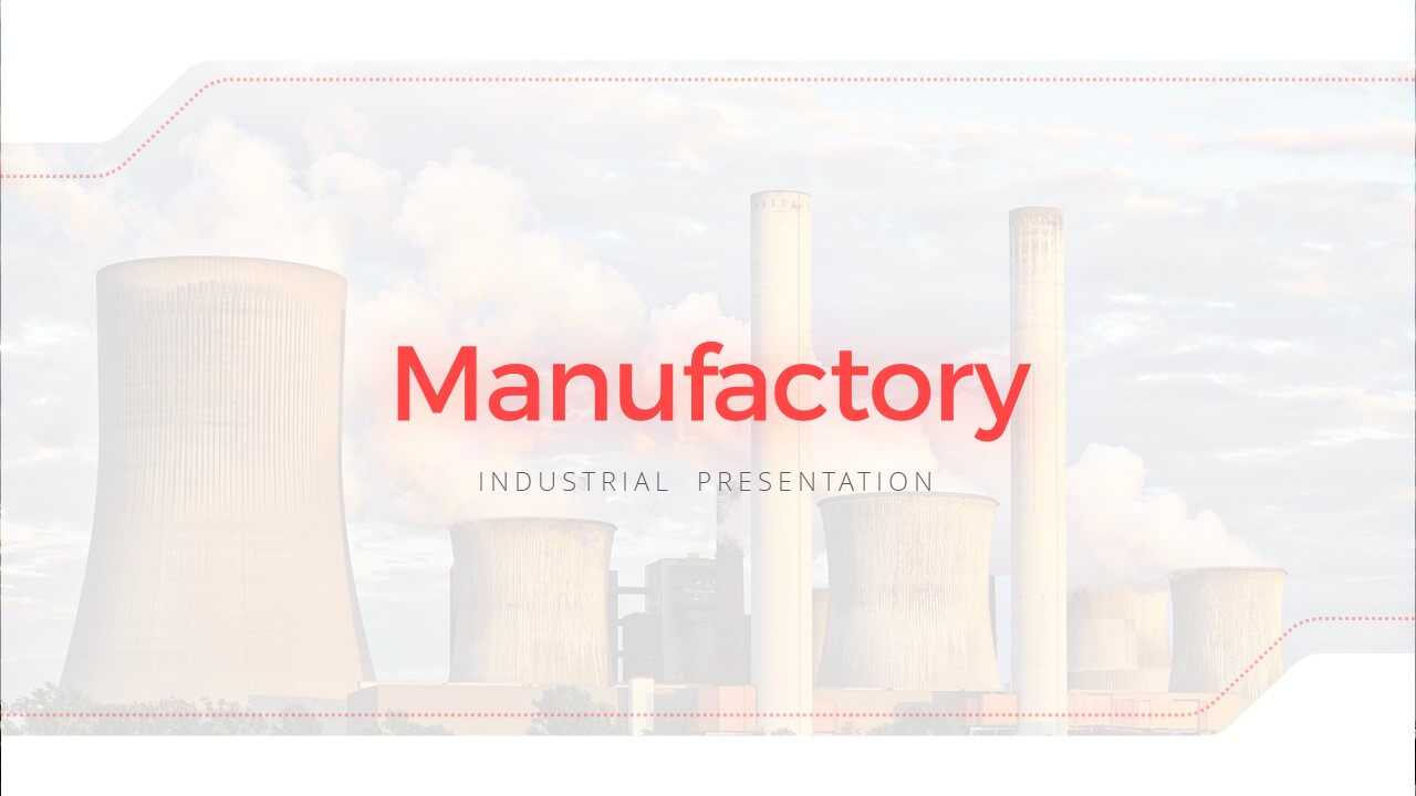 Manufactory Industry Powerpoint Template In Nuclear Powerpoint Template