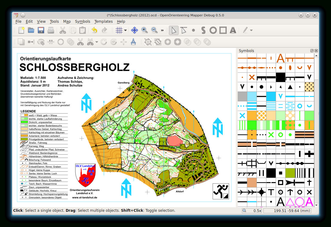 Mapper | Openorienteering With Orienteering Control Card Template