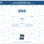 March Madness 2019 Bracket Template (Free Printable Pdf) Intended For Blank March Madness Bracket Template