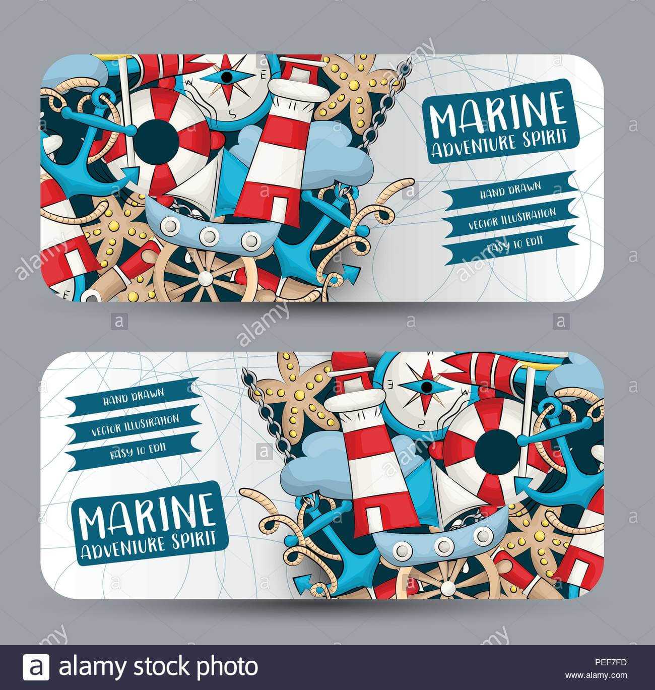 Marine Nautical Travel Concept. Horizontal Banner Template Regarding Nautical Banner Template