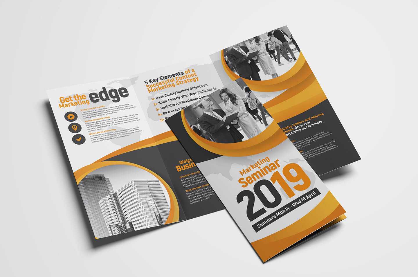 Marketing Seminar Tri Fold Brochure Template – Psd, Ai & Vector Regarding Brochure Psd Template 3 Fold