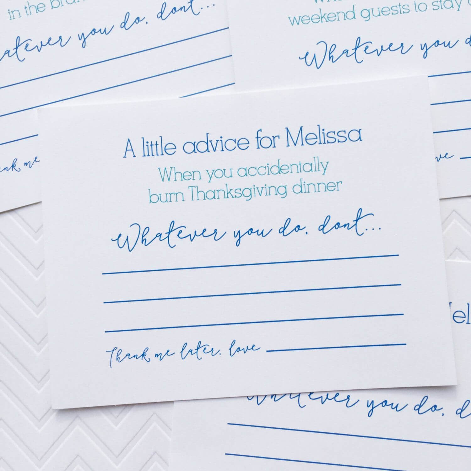 Marriage Advice Cards, Words Of Wisdom, Bridal Shower Games For Marriage Advice Cards Templates