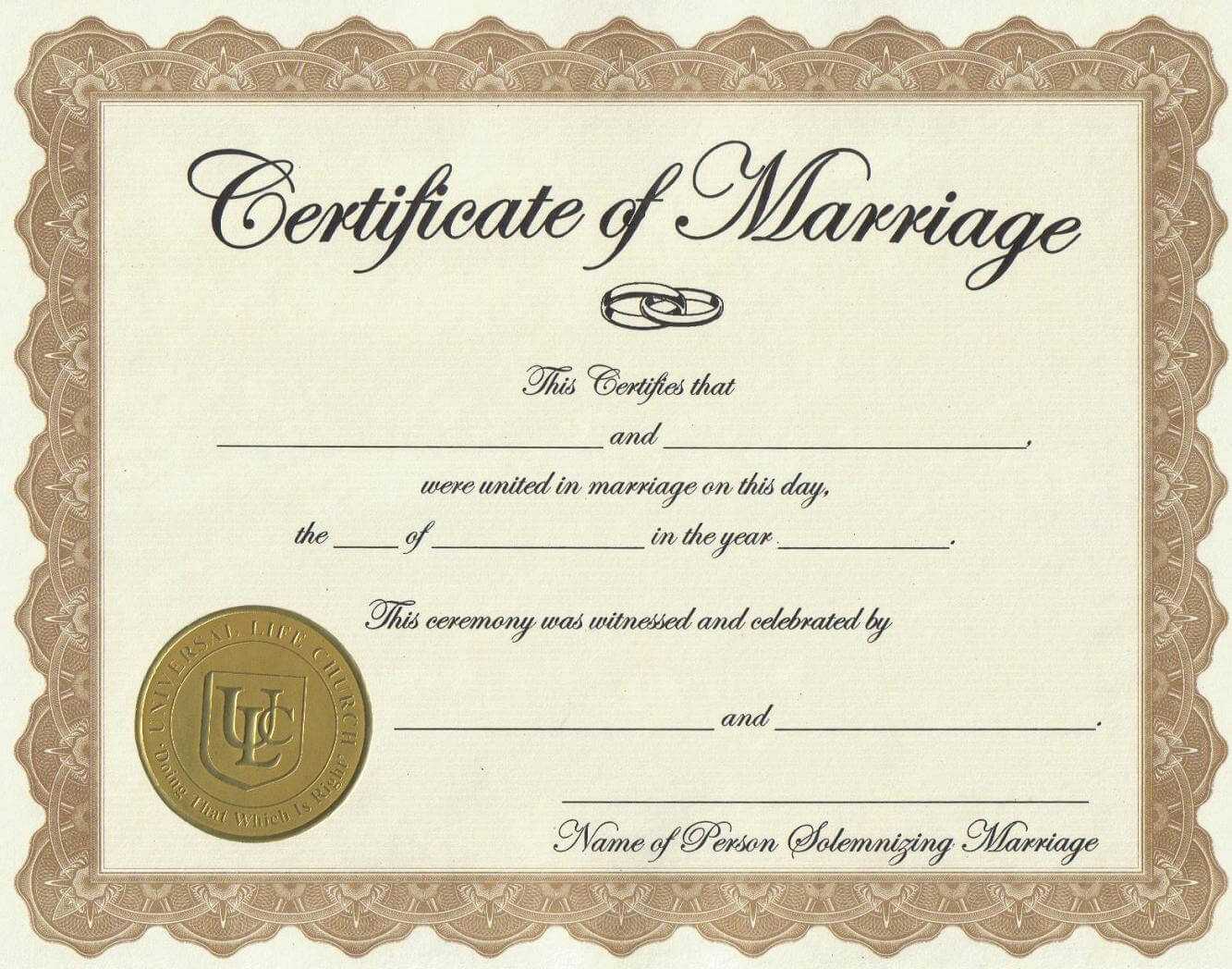 Marriage License Printable Achievement Certificate Template Throughout Certificate Of License Template