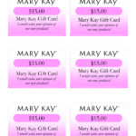Mary Kay Birthday Certificates | Mary Kay Gift Card I Would Intended For Mary Kay Gift Certificate Template