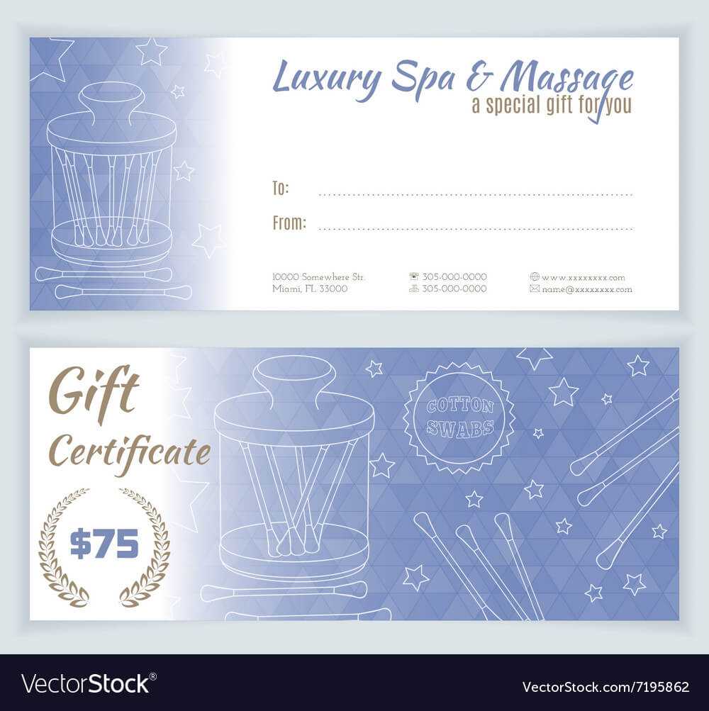 Massage Gift Voucher Template | Certificatetemplategift With Massage Gift Certificate Template Free Printable