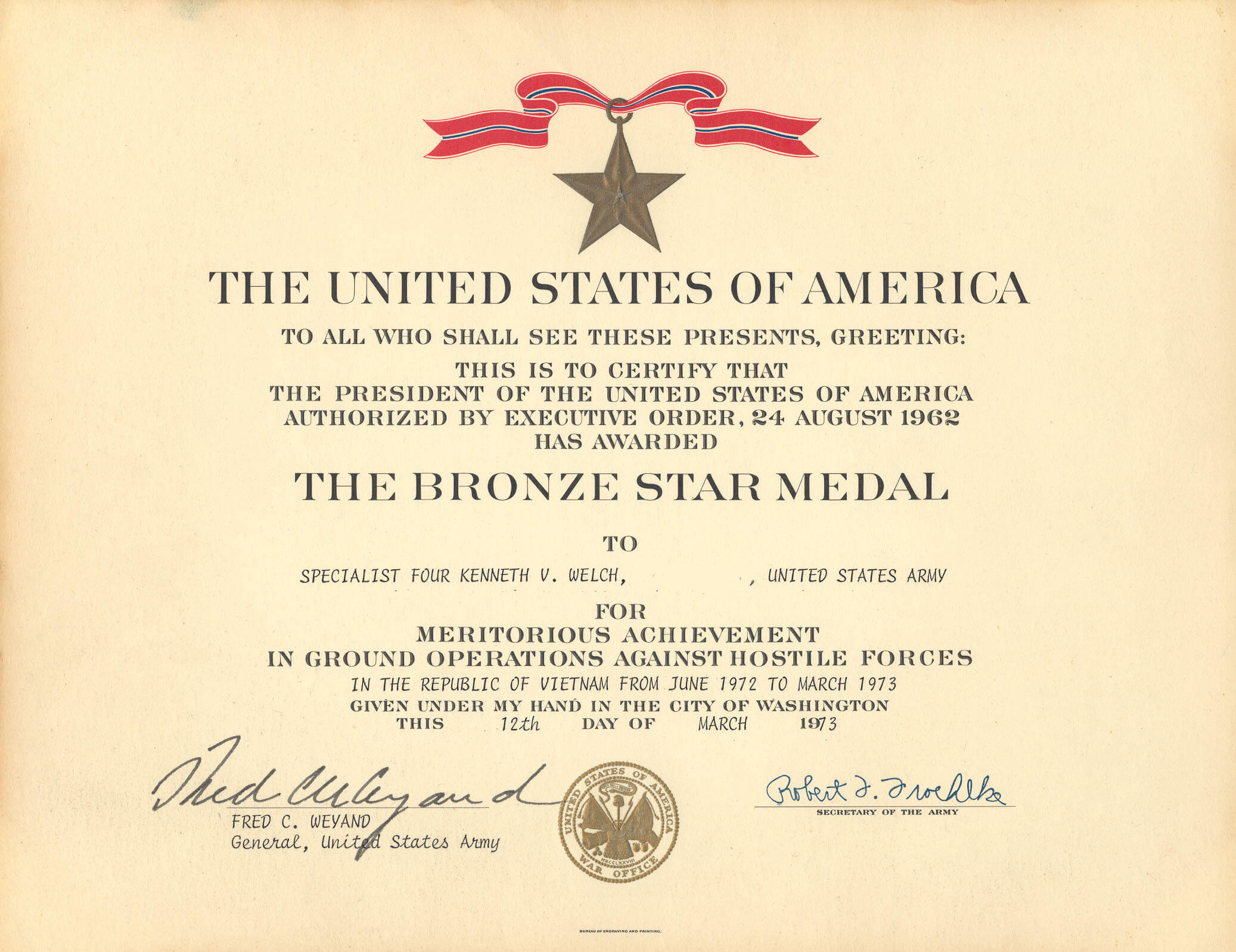 Medals Within Army Good Conduct Medal Certificate Template