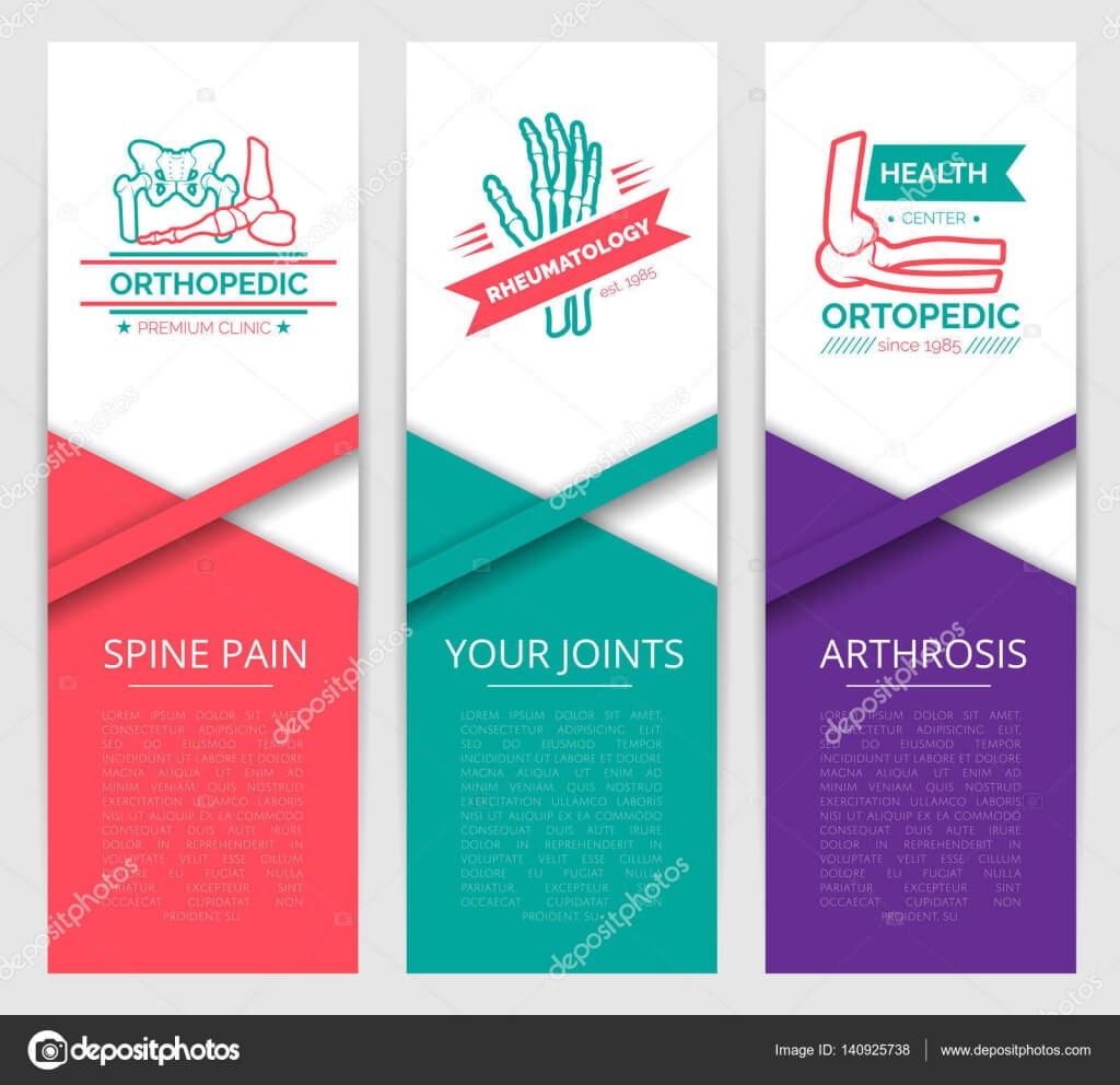 Medical Diagnostic Clinic Banner Template Design — Stock With Regard To Medical Banner Template
