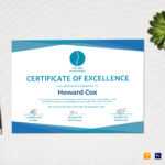 Medical Excellence Certificate Template Regarding Indesign Certificate Template