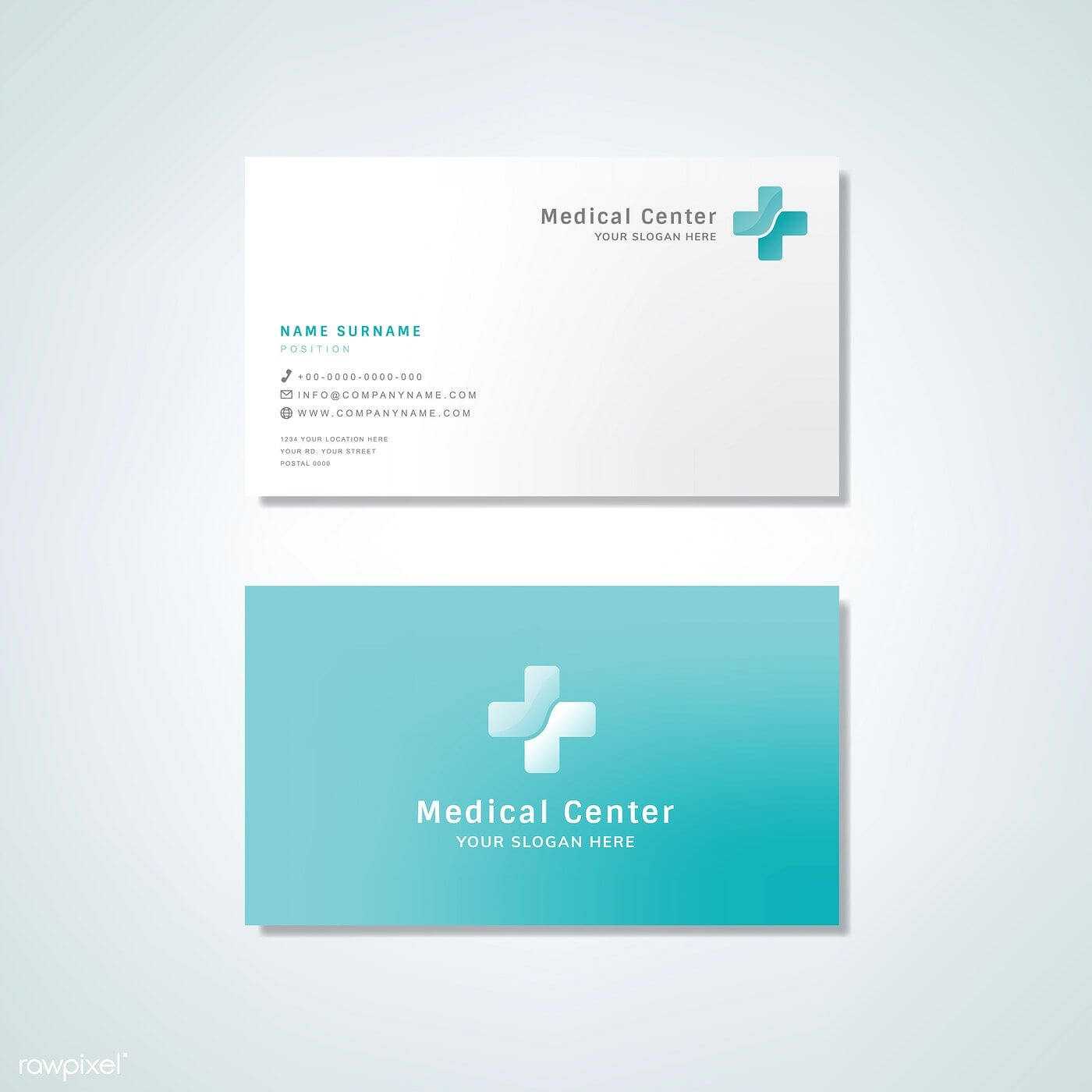 Medical Professional Business Card Design Mockup | Free Inside Medical Business Cards Templates Free