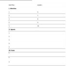 Meeting Agenda With Free Meeting Agenda Templates For Word