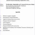Meeting Agendalate Hsc Business Minutes Sample For Team With Regard To Treasurer's Report Agm Template