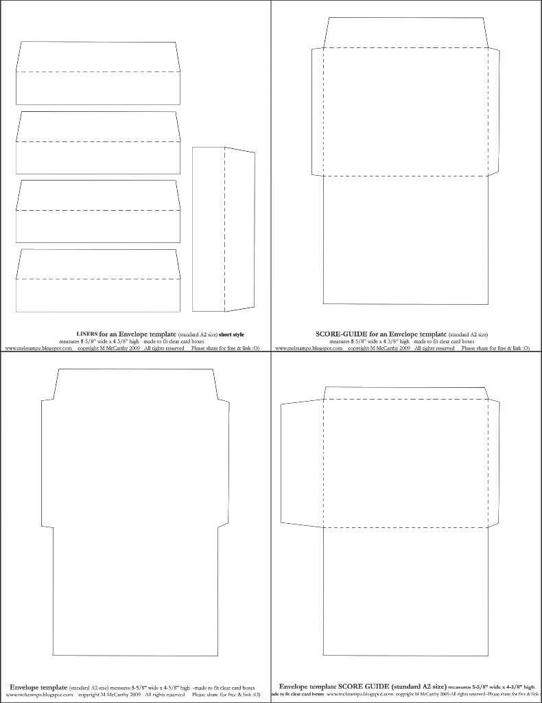 Mel Stampz: New Envelope Templates (Standard A2 Size) Two Regarding A2 Card Template