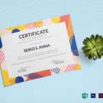 Membership Certificate Template For Indesign Certificate Template