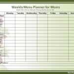 Menu Planner Template | Nutrition In 2019 | Menu Planning Within Menu Planning Template Word