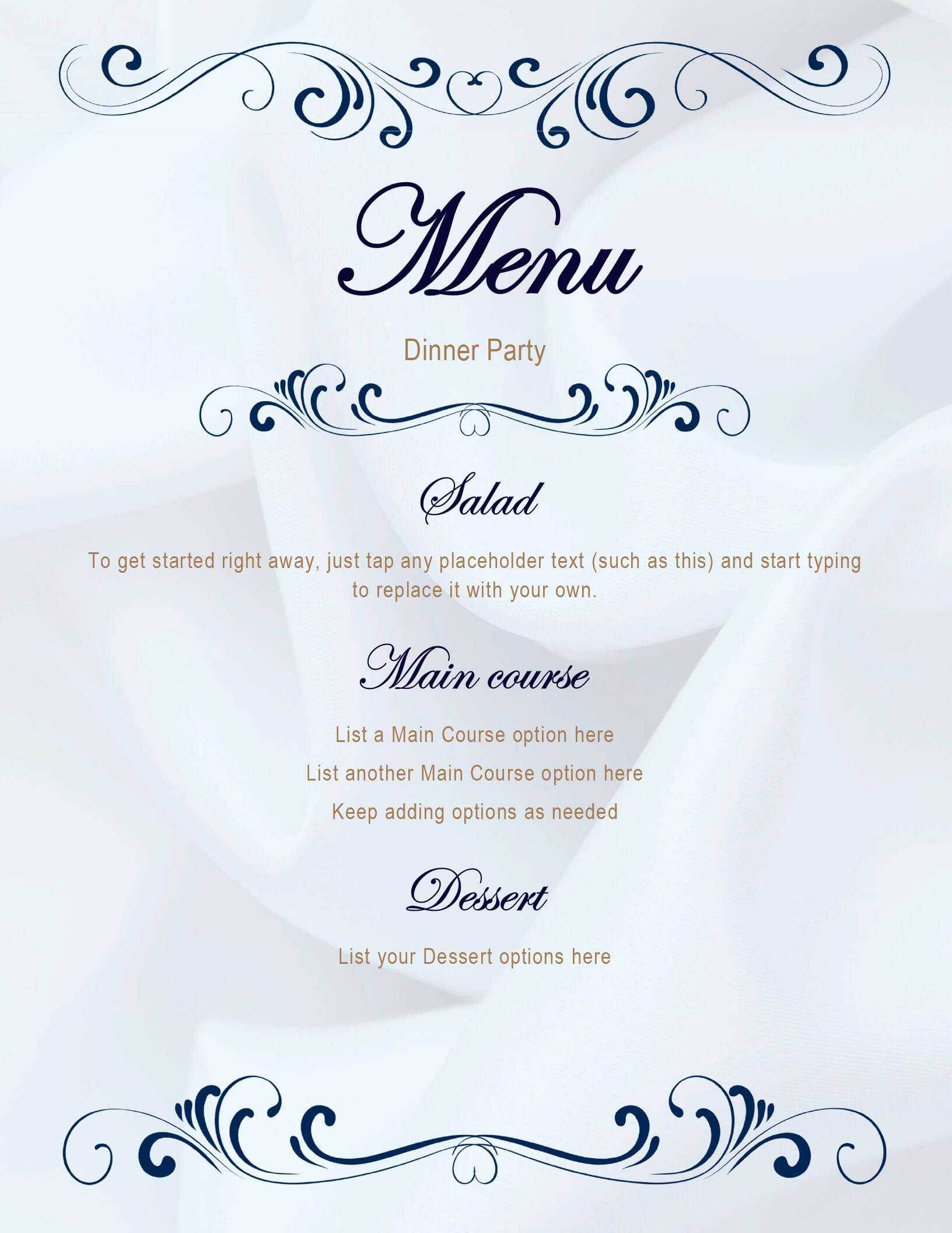 Menus – Office Throughout Free Cafe Menu Templates For Word