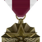 Meritorious Service Medal Criteria And Background With Regard To Army Good Conduct Medal Certificate Template