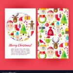 Merry Christmas Banners Set Template For Merry Christmas Banner Template