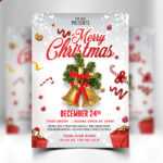 Merry Christmas Flyer Free Psd – Psd Zone For Christmas Brochure Templates Free