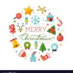 Merry Christmas Round Banner Template With Within Merry Christmas Banner Template