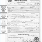 Mexican Birth Certificate Template Awe Inspiring 10 Best Of For Mexican Marriage Certificate Translation Template