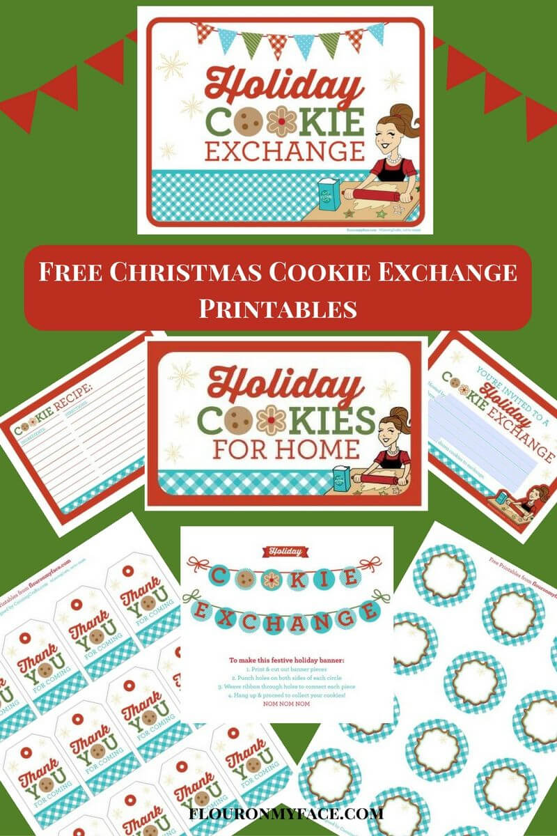 Mexican Wedding Cookies Intended For Cookie Exchange Recipe Card Template